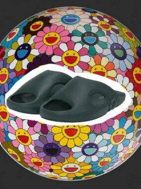 OTANA HATAKE X TAKASHI MURAKAMI SURIPPA UNISEX SLIDES